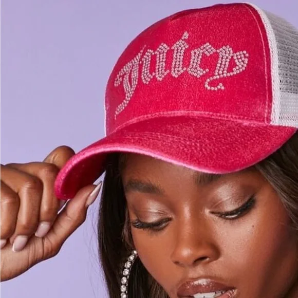- Juicy Couture Trucker hat/cap Juicy Couture Baseball Cap Mesh Tucker Hat One Size  main image 3
